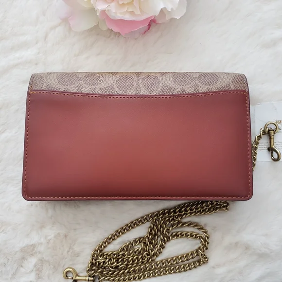 🍅New Coach Callie Foldover Chain - Picture 3 of 8